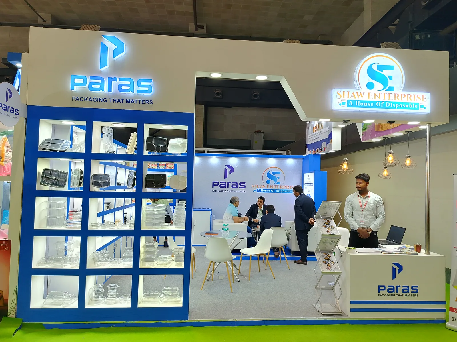 Paras and Shaw Enterprise booth at FoodTech Kolkata