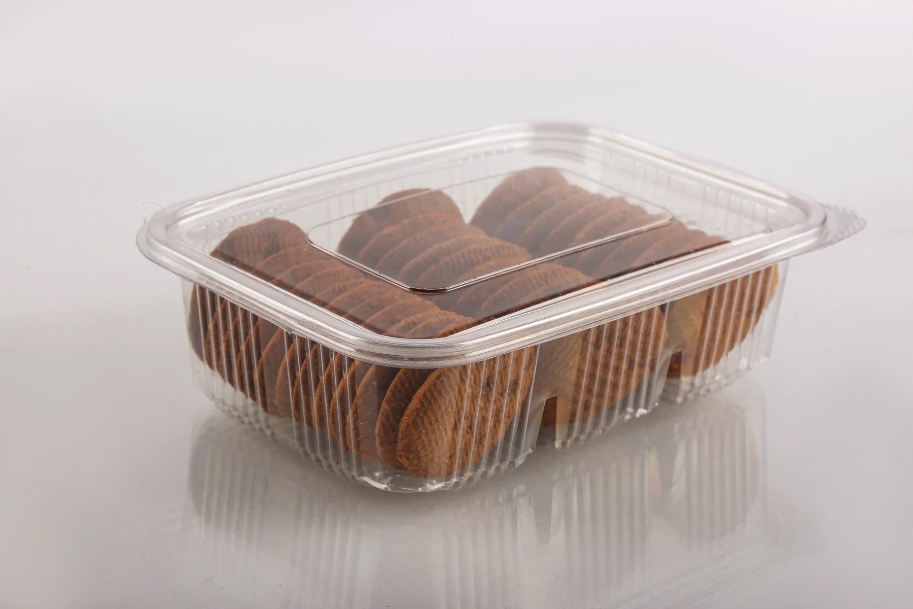 Caja para comidas - 3 compartimentos - fotografía del producto