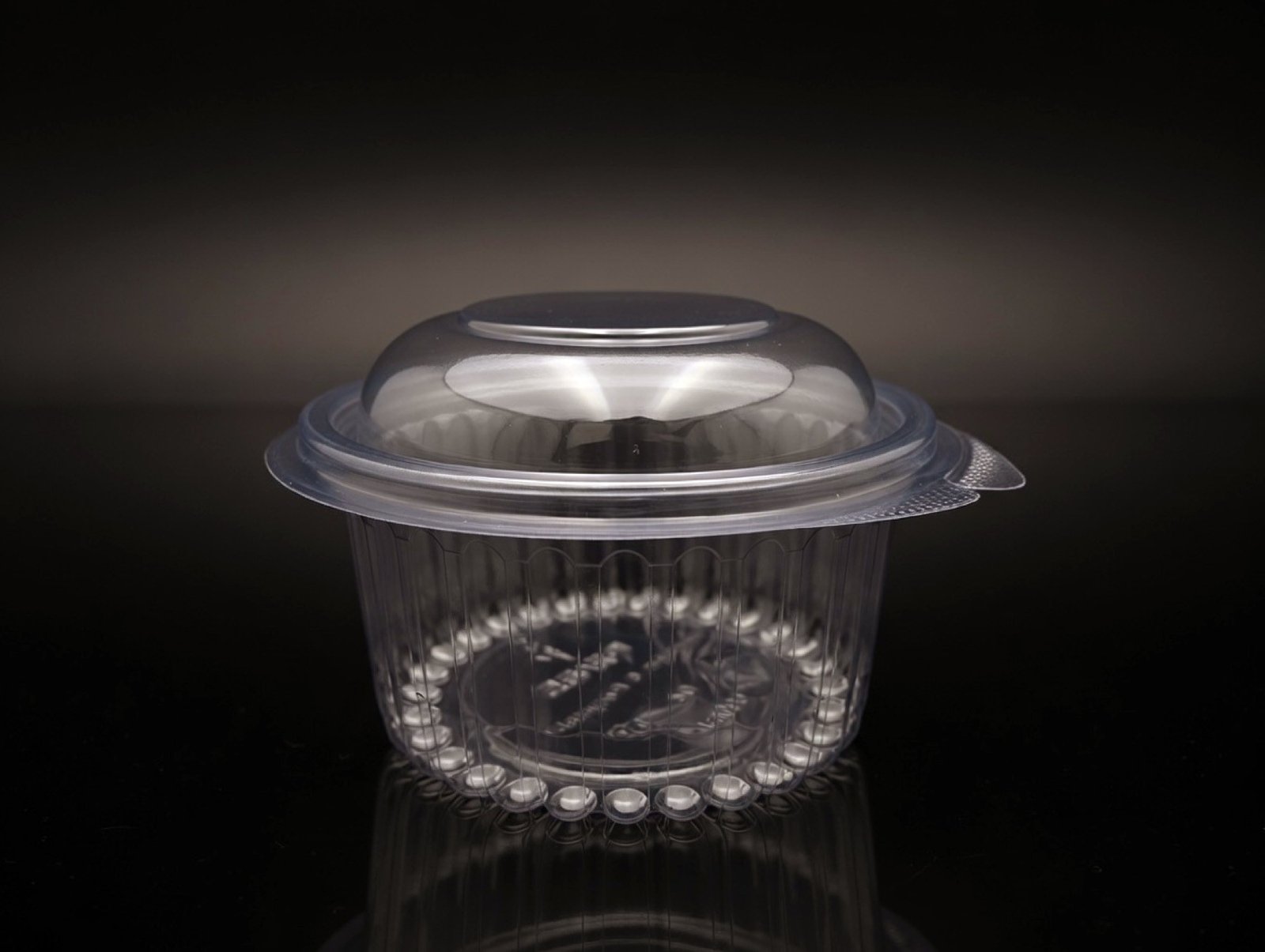 Round Hinge Box 20 OZ Dome Lid - 600 ML / 20 0Z product photograph