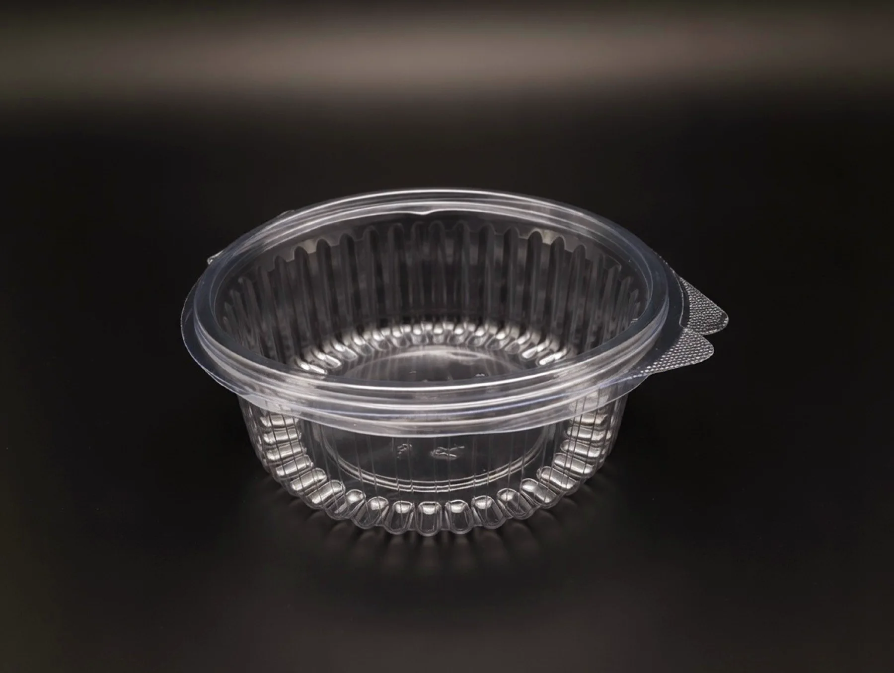 Round Hinge Box 32 OZ Flat Lid - 1000 ML / 33 OZ product photograph