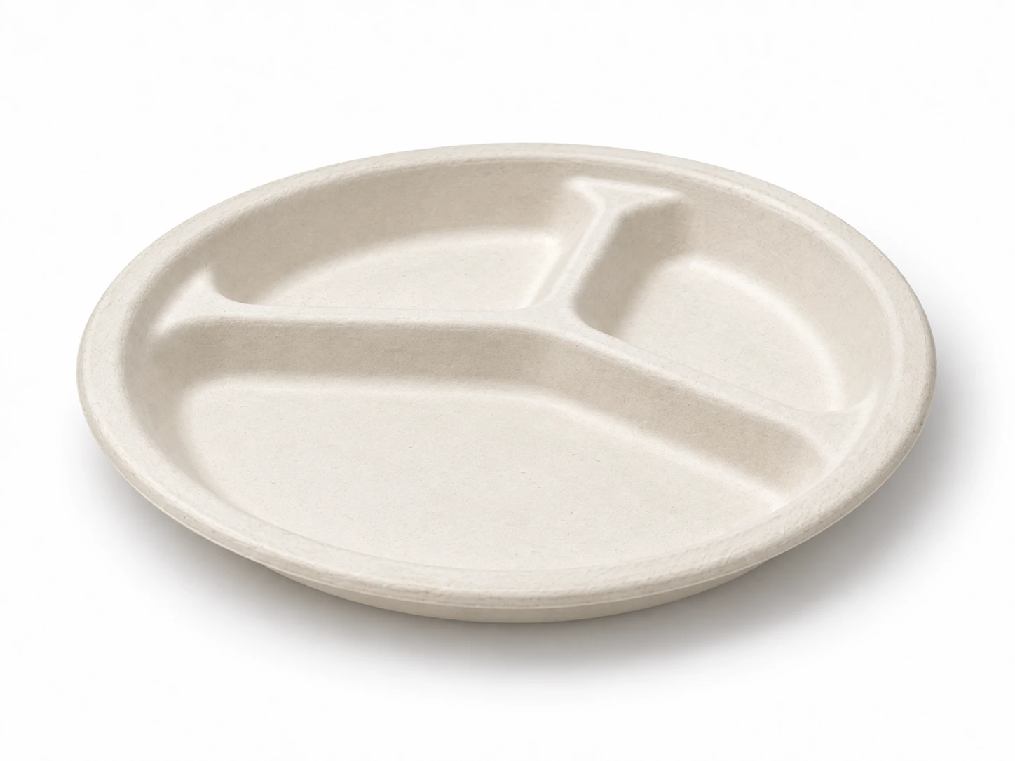 Plato de 3 compartimentos