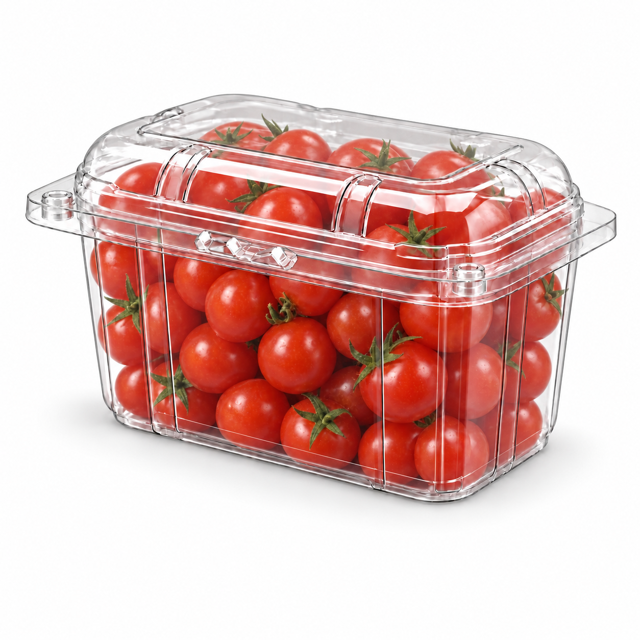 Punnet 75mm - 250 gms, filled with cherry tomatoes
