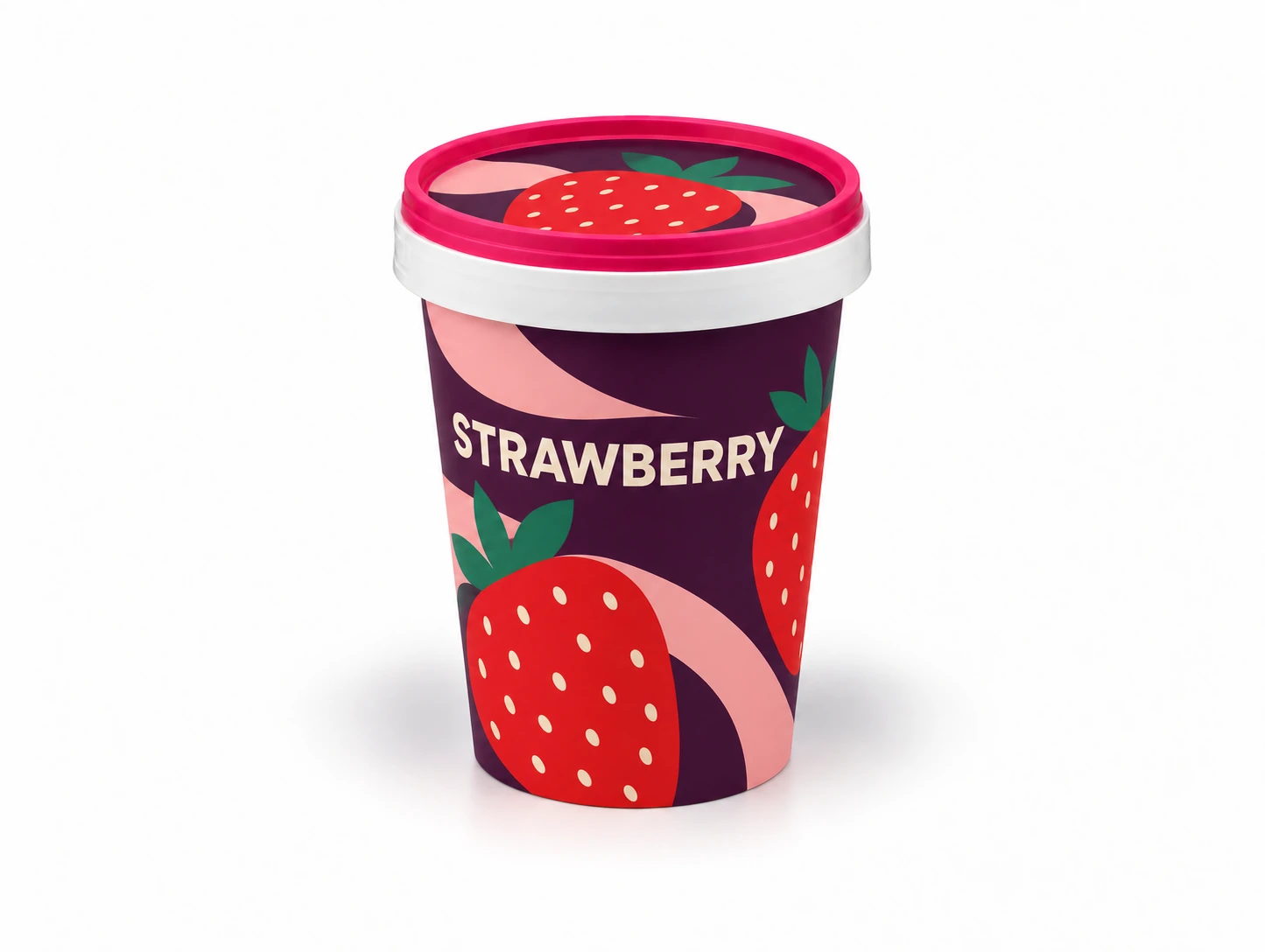 Yuvarlak IML Kap - 500 ml Kapaklı