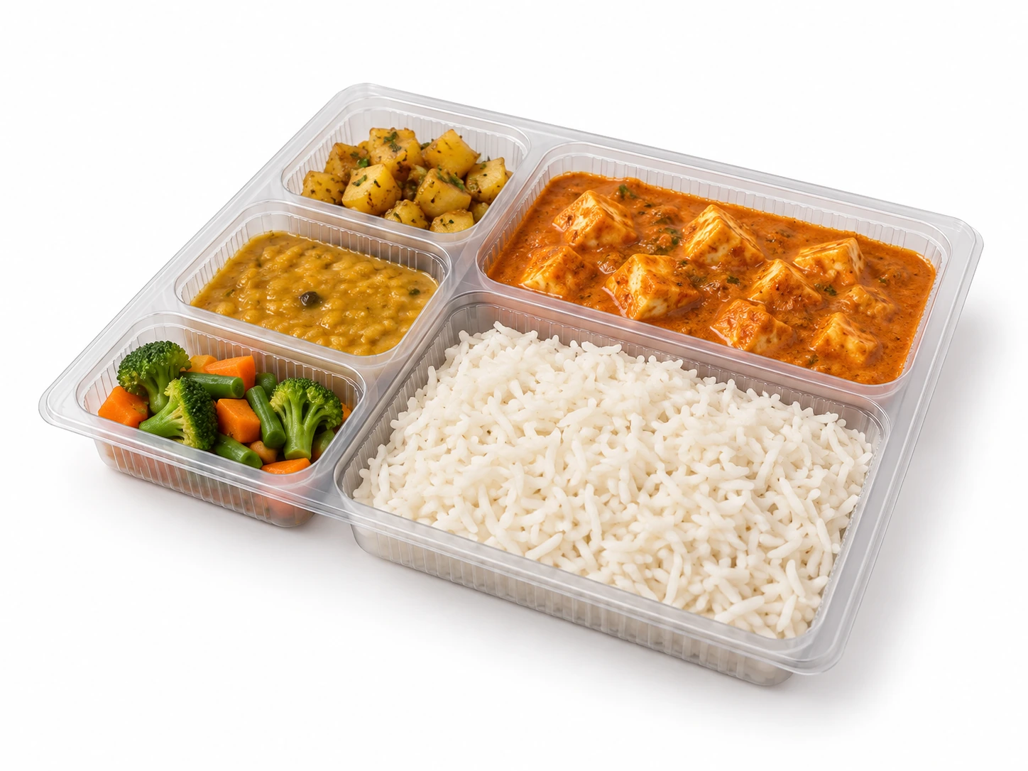 Illustrative product view of Lunch Box Sealable - 5 CP Transparent