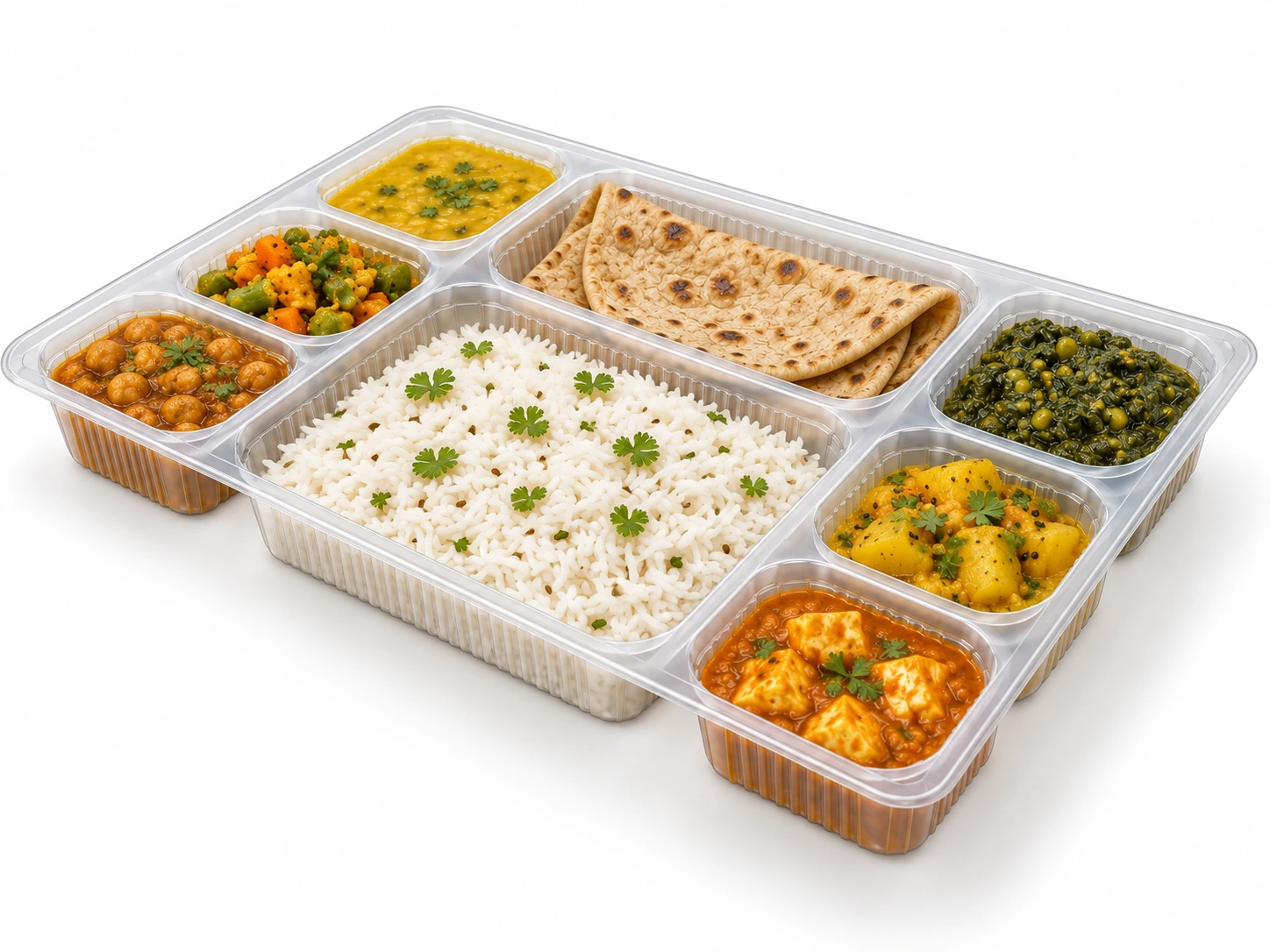 Lunch Box Sealable - 8 CP Transparent product illustration