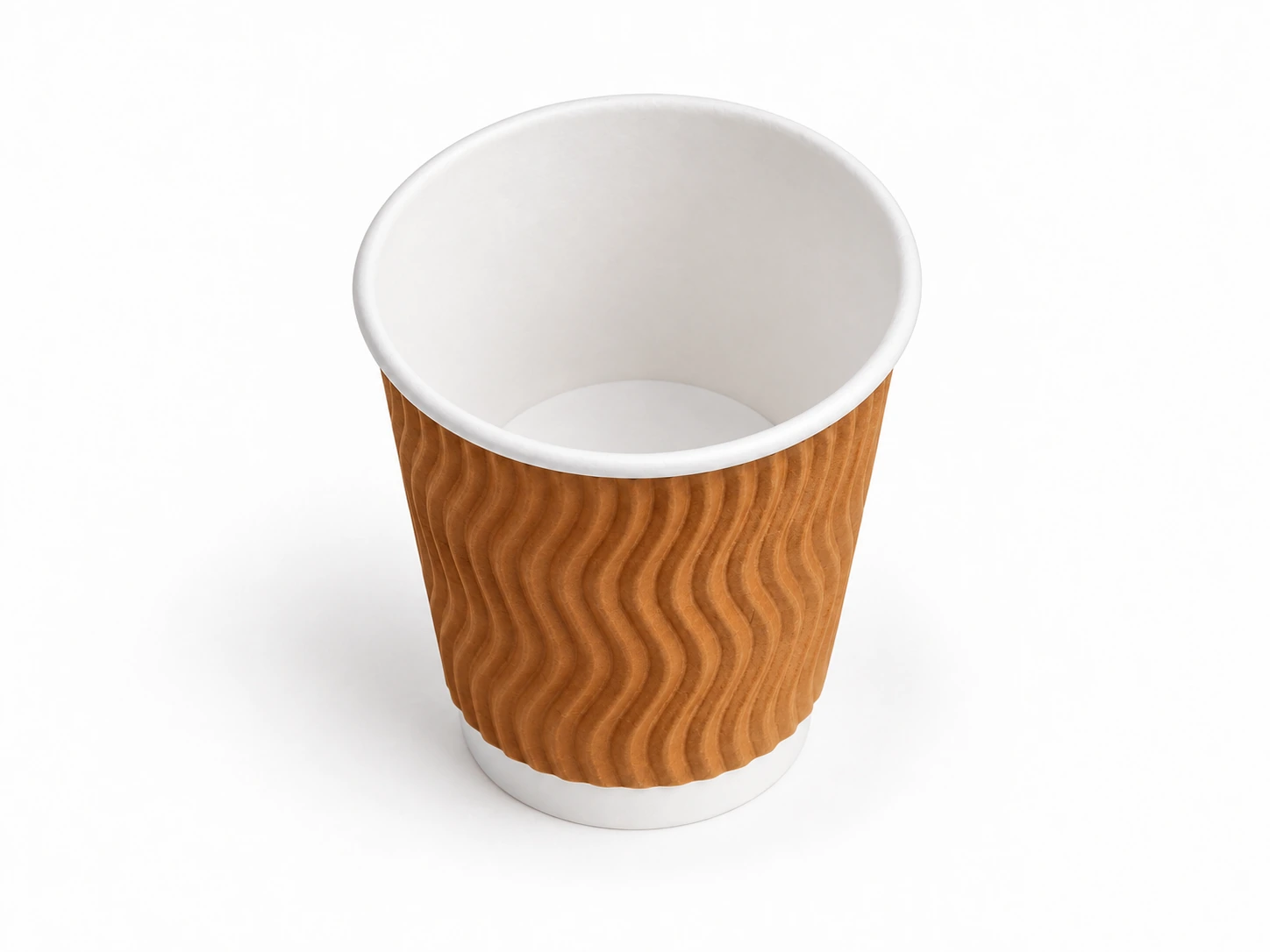 Vaso de papel ondulado - 130 ml (5 oz)