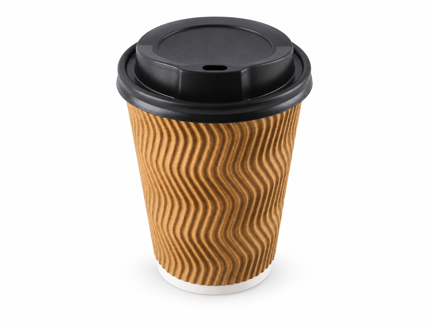 Vaso de papel ondulado - 350 ml (12 oz)