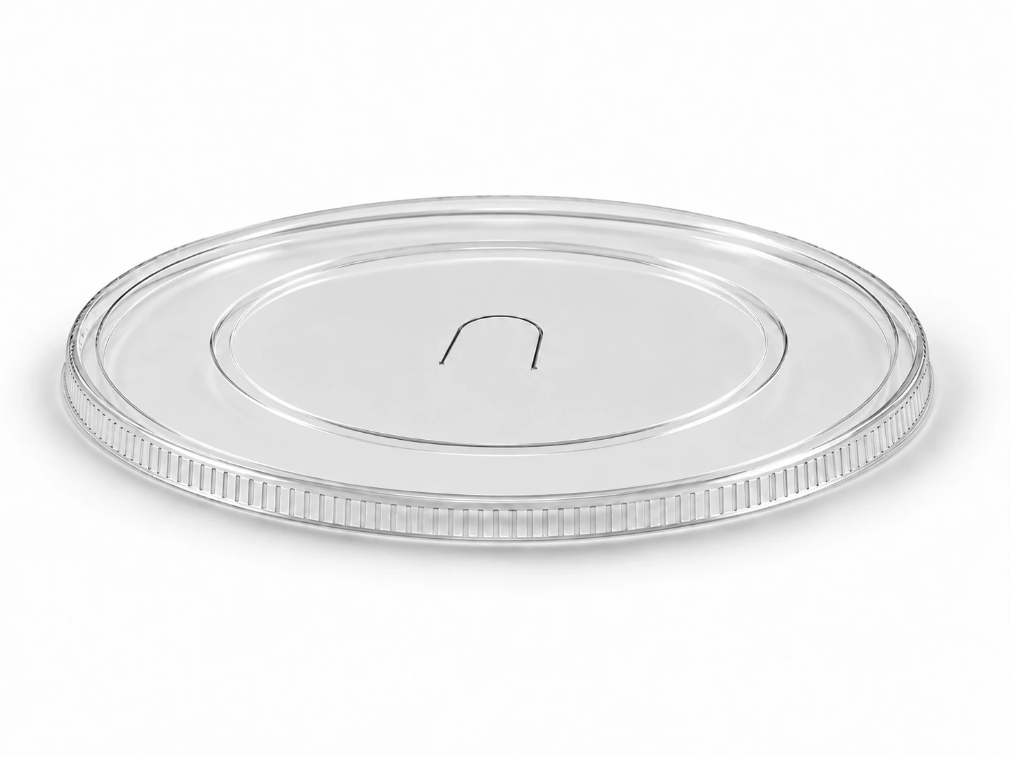 95 Ø tapa plana corte para pajita - forma de U