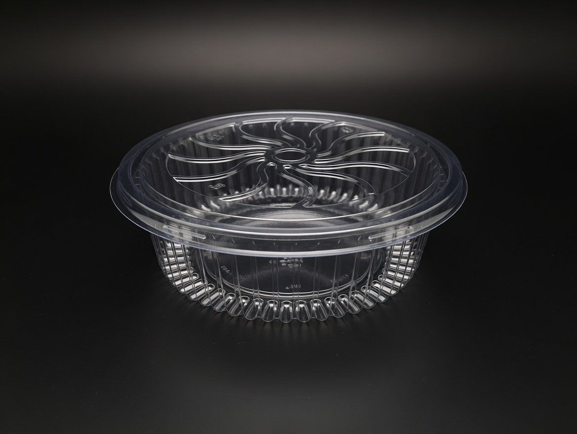 PET Round Container 77H - 250mm DIA product photograph