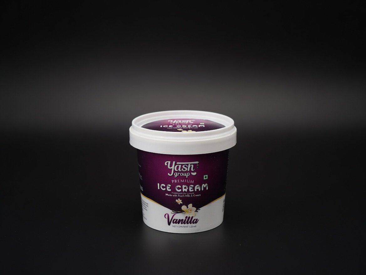 Round IML Container - 125 ML With Lid product photograph