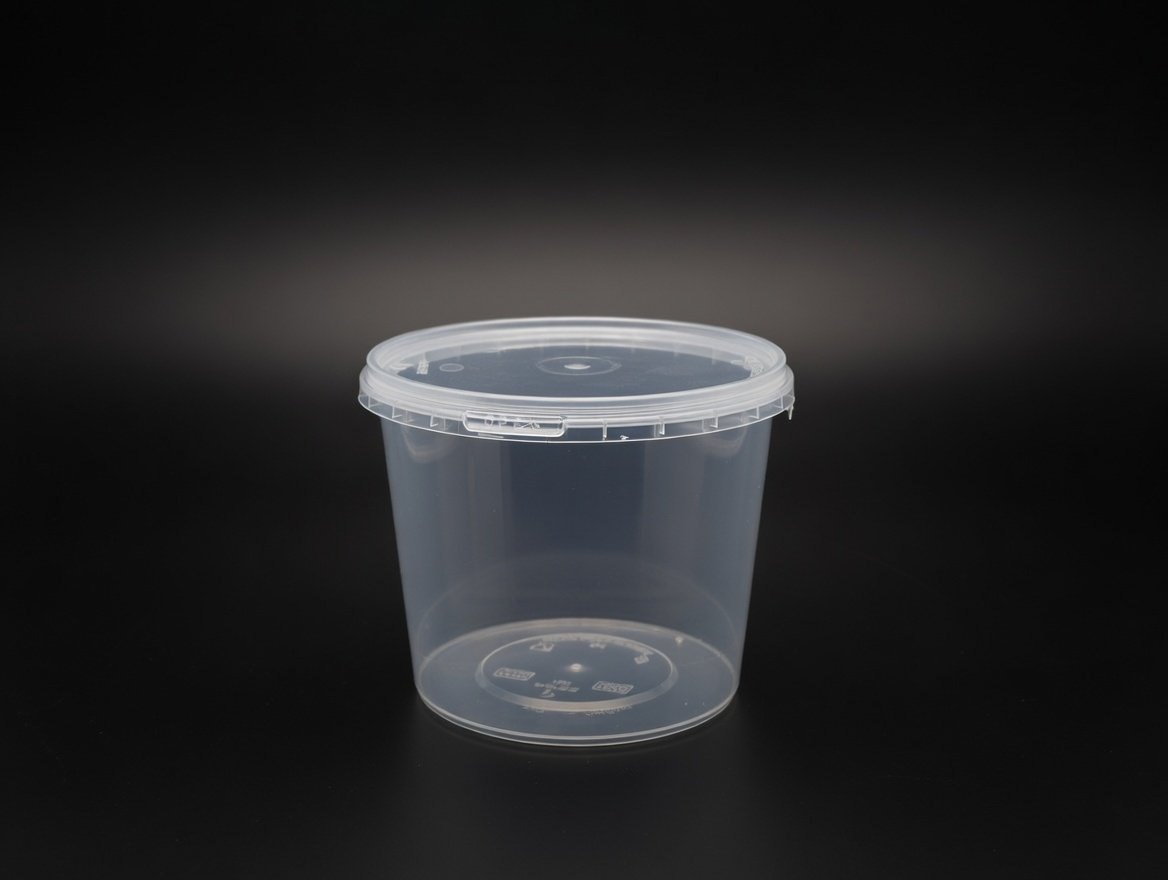 Tamper Round Container - 750 ML product photograph